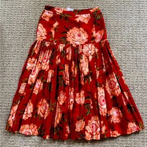 Salvatore Ferragamo 100% Silk Skirt